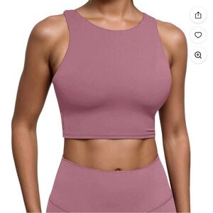 Women's Mauve Crop Top Bra